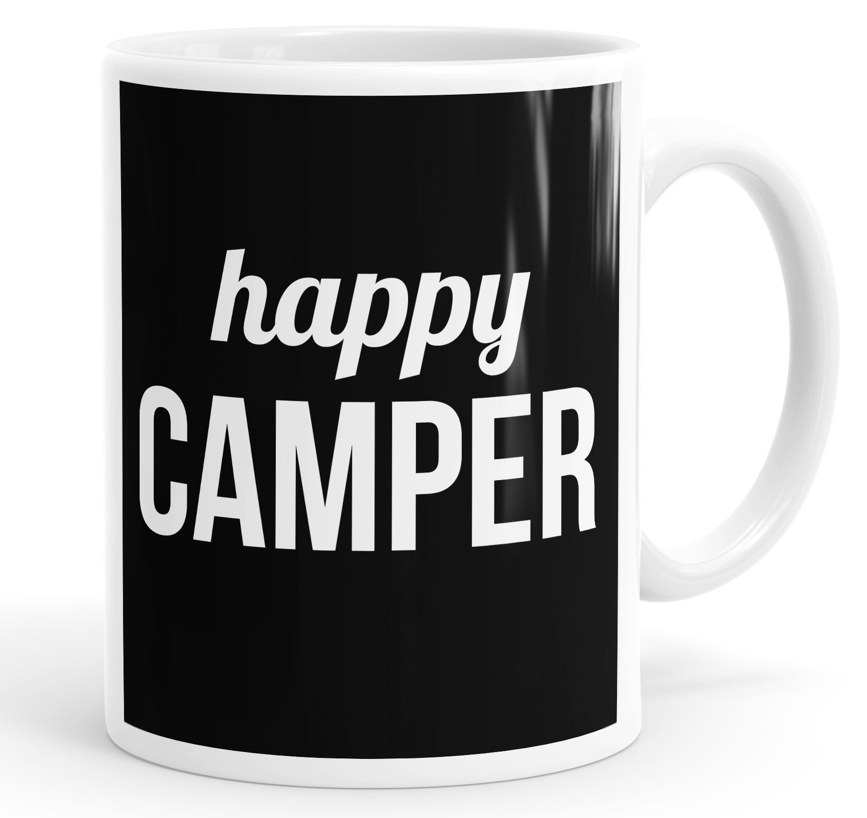 Happy Camper Funny Mug Cup