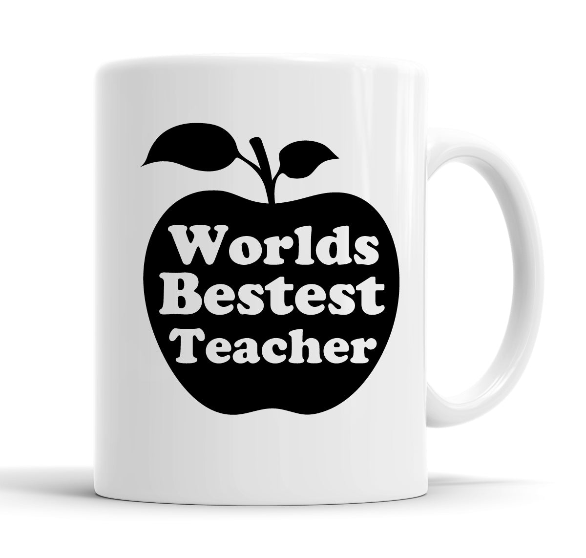 World&#39;s Bestest Teacher Funny  Office Coffee Mug Tea Cup