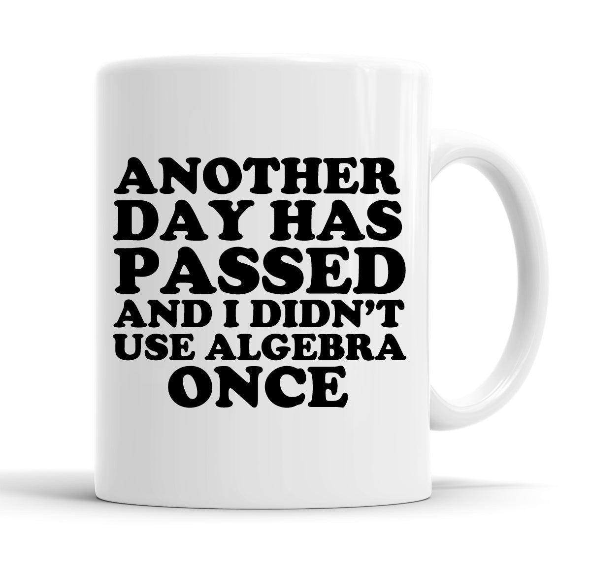 Another Day Has Passed And I Didn't Use Algebra Once Funny  Office Coffee Mug Tea Cup