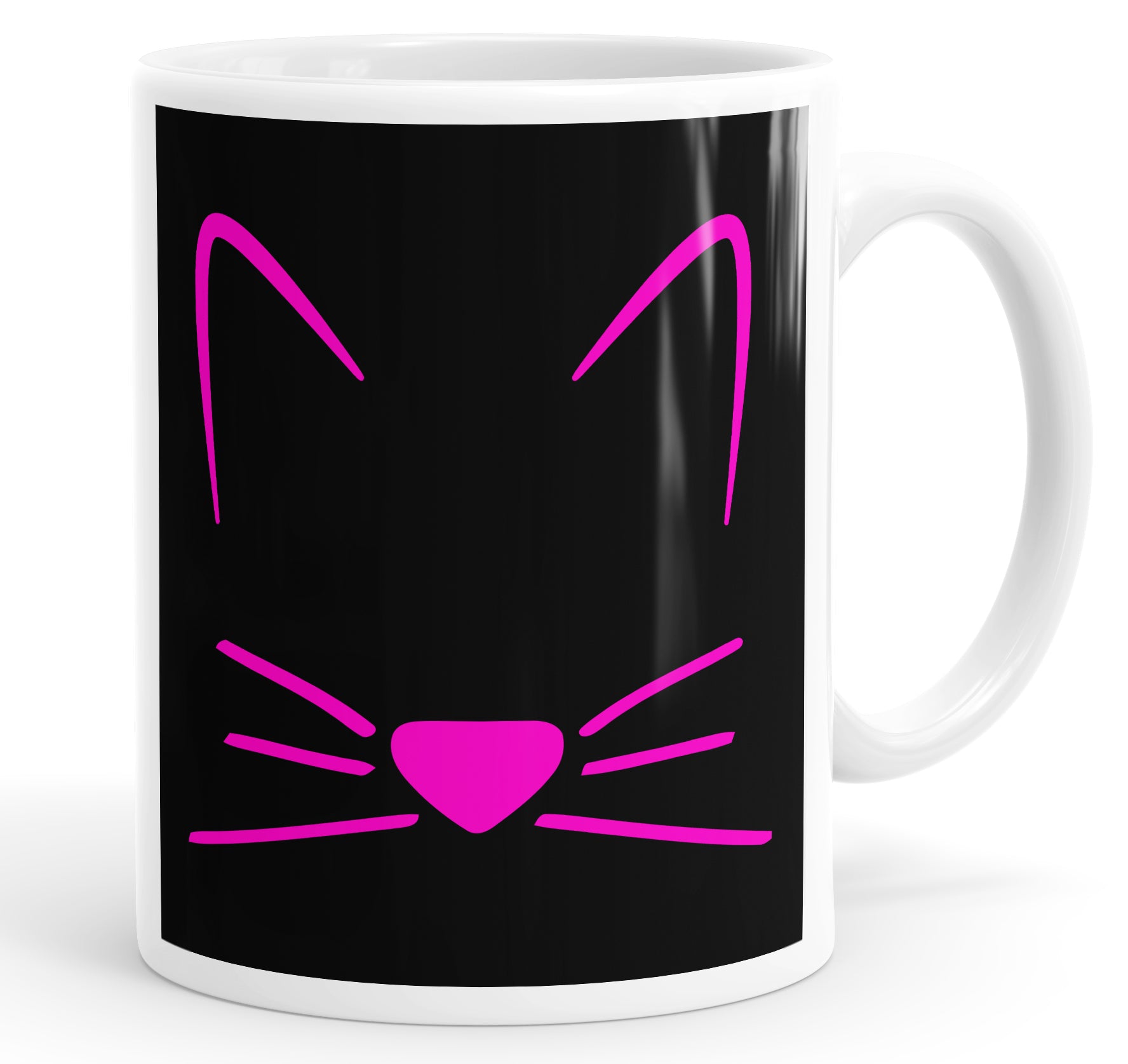 Meow Cat Kitten Whiskers Mug Cup