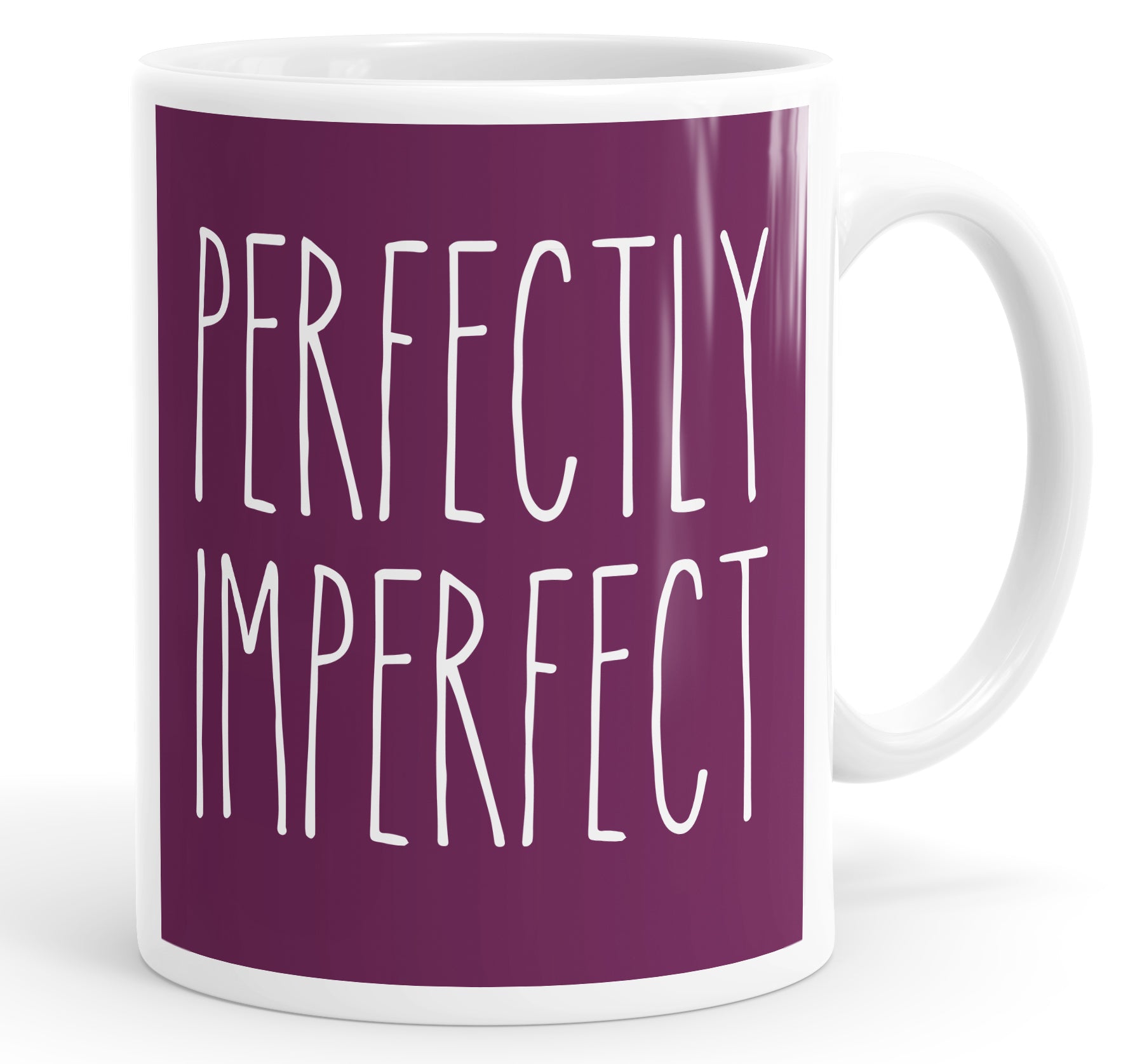 Perfectly Imperfect Slogan Coffee Mug Tea Cup