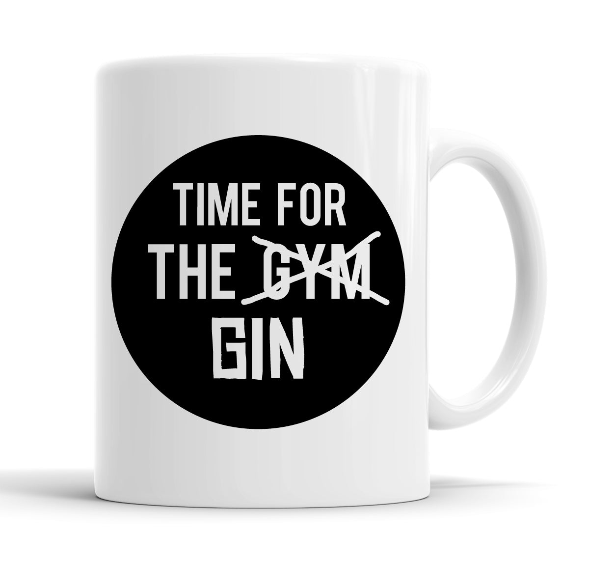 Time For The Gin Funny  Office Coffee Mug Tea Cup