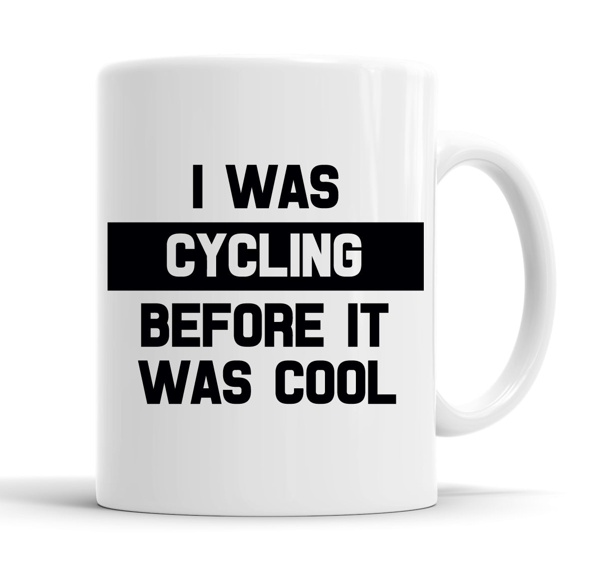 I Was Cycling Before It Was Cool Funny  Office Coffee Mug Tea Cup