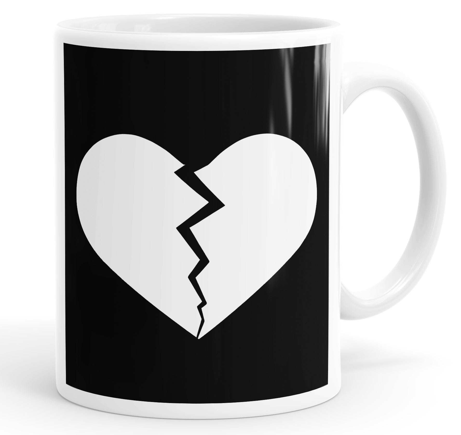 Heartbroken Love Heart Mug Cup