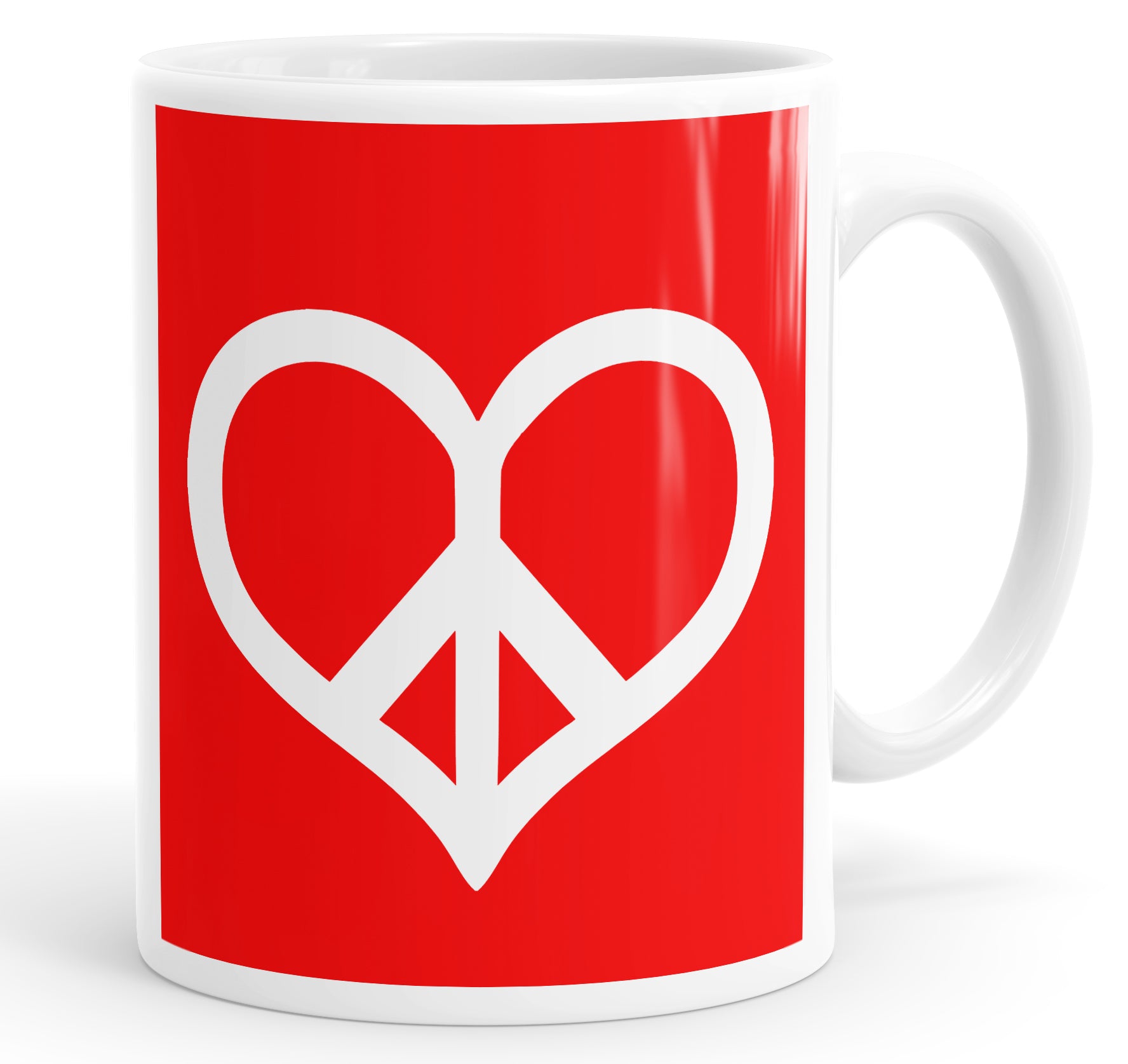 Peace & Love Mug Cup