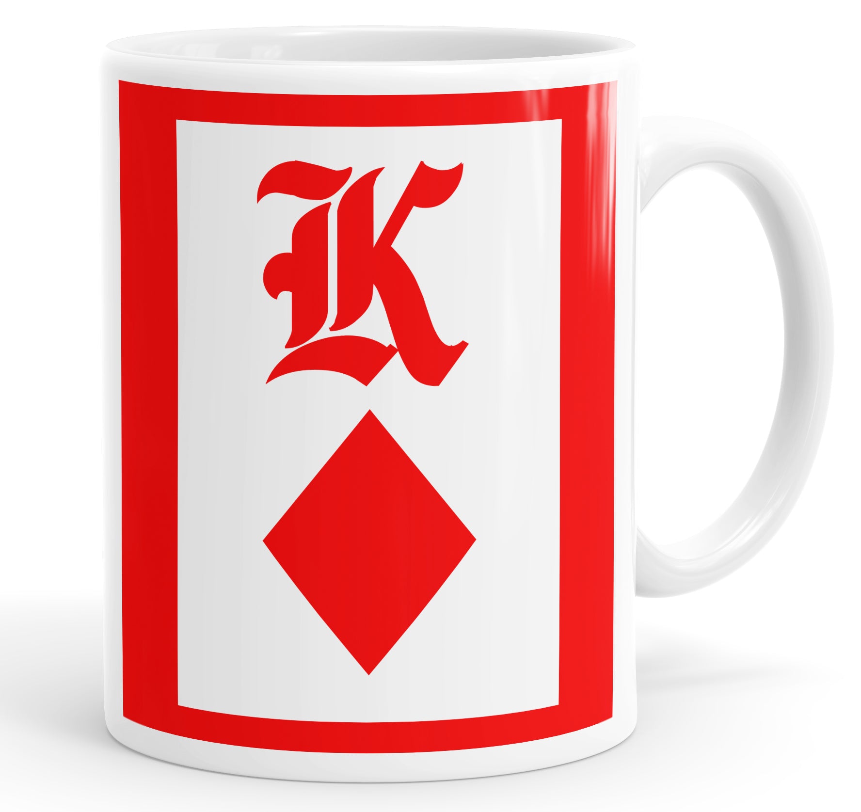 King Of Diamonds Playing Cards Mug Cup