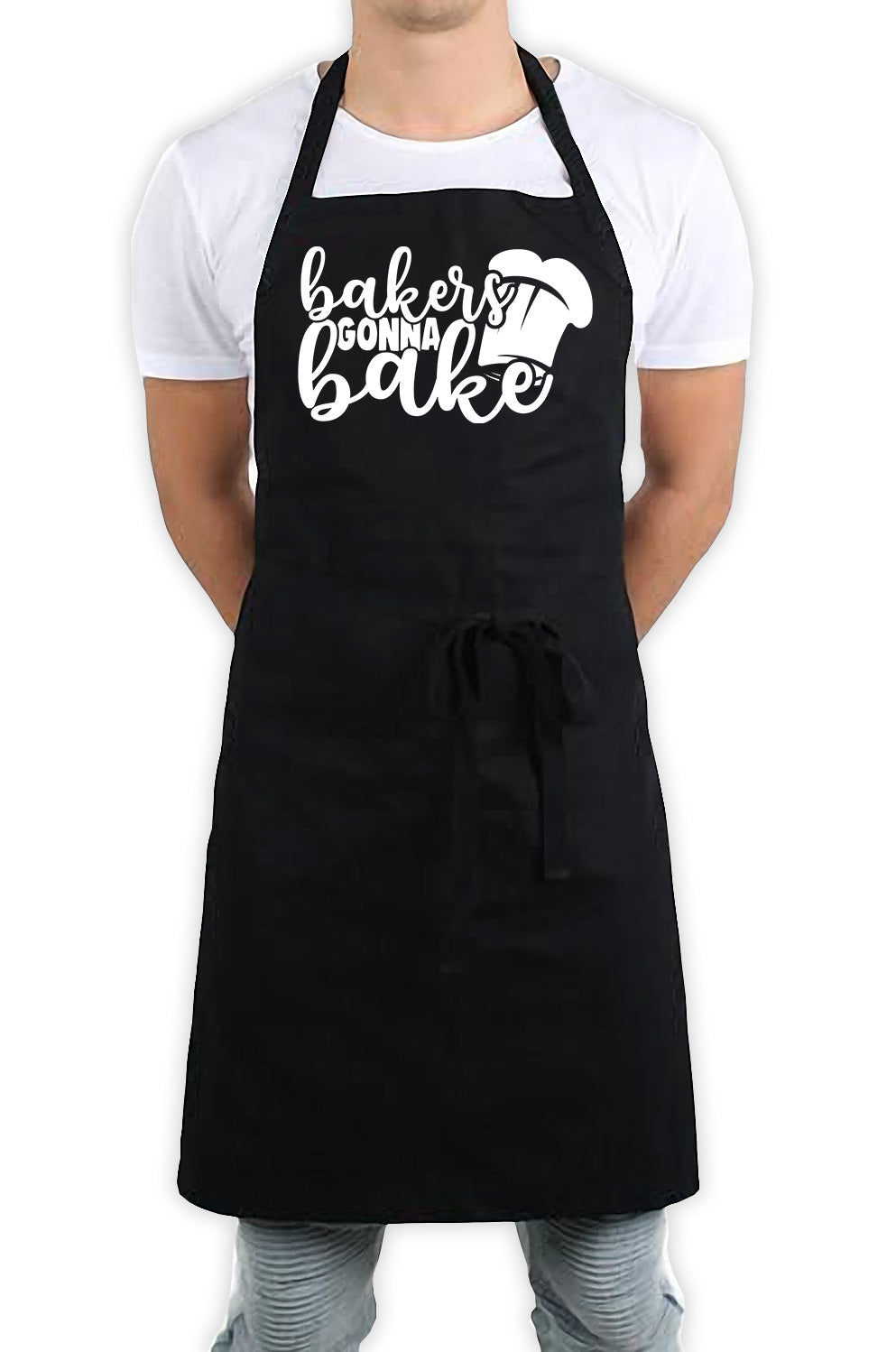 Bakers Gonna Bake Funny Kitchen BBQ Apron Black