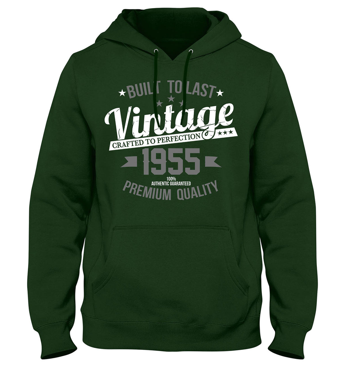 Built To Last Vintage Personalised With Any Date Mens Birthday Hoodie