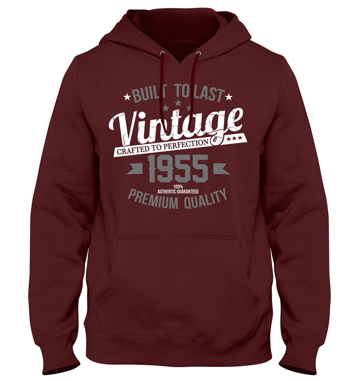 Built To Last Vintage Personalised With Any Date Mens Birthday Hoodie