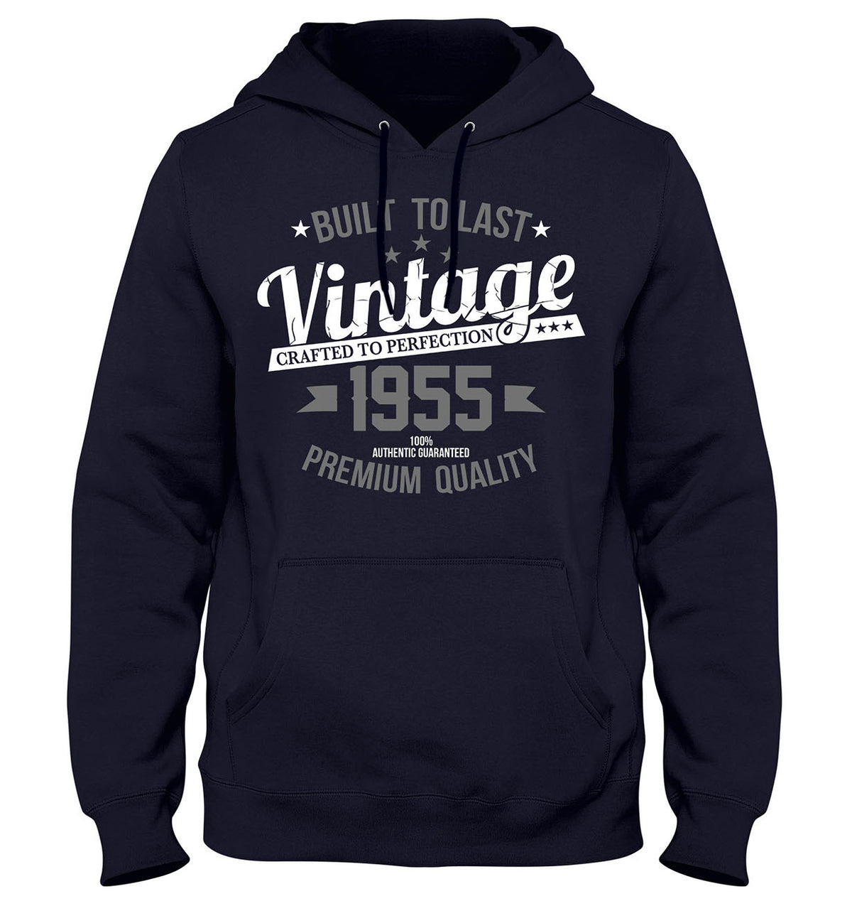 Built To Last Vintage Personalised With Any Date Mens Birthday Hoodie