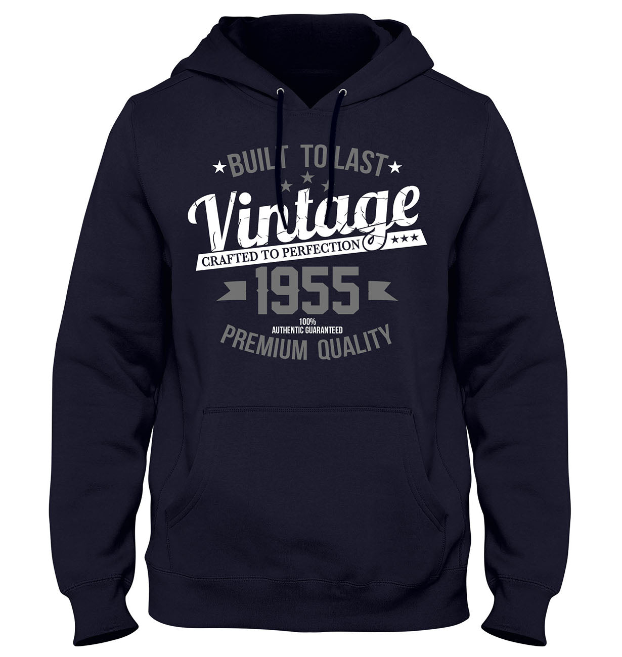 Built To Last Vintage Personalised With Any Date Mens Birthday Hoodie