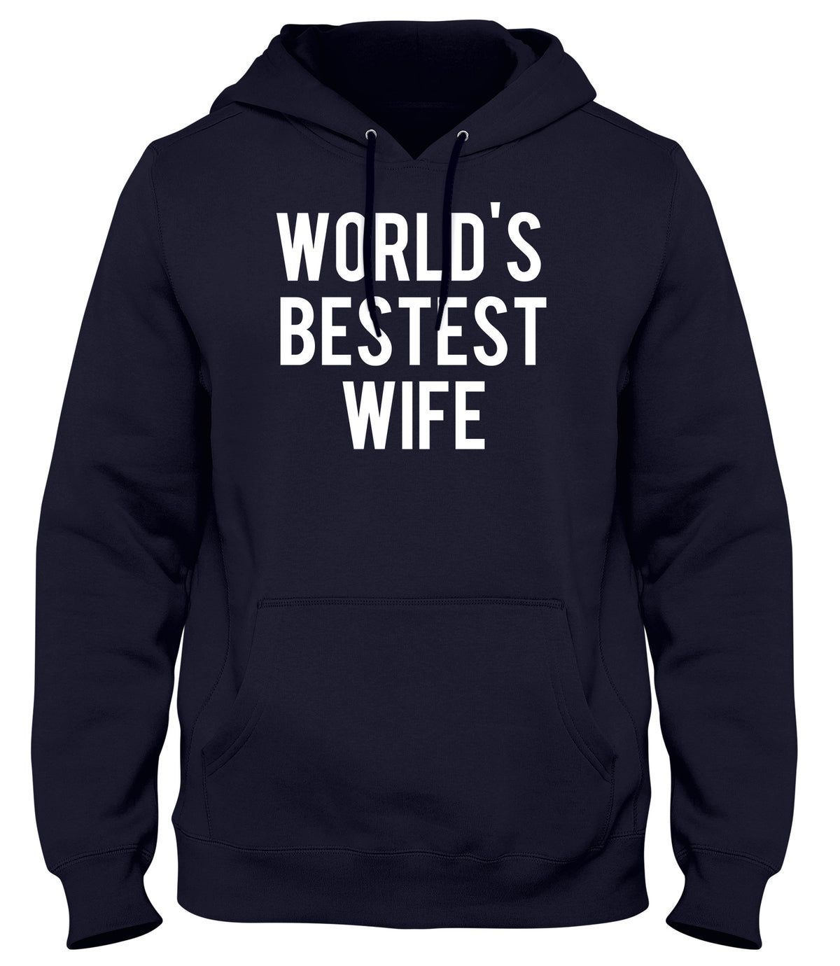 WORLD&#39;S BESTEST WIFE WOMENS LADIES MENS UNISEX HOODIE