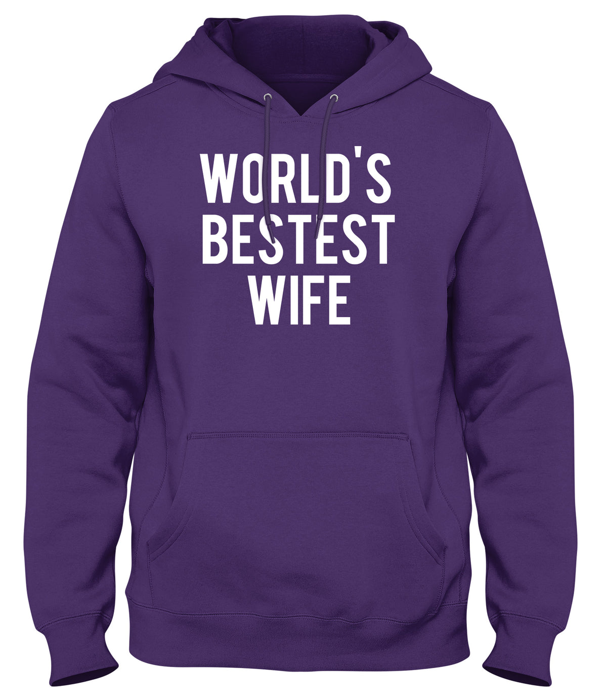 WORLD&#39;S BESTEST WIFE WOMENS LADIES MENS UNISEX HOODIE