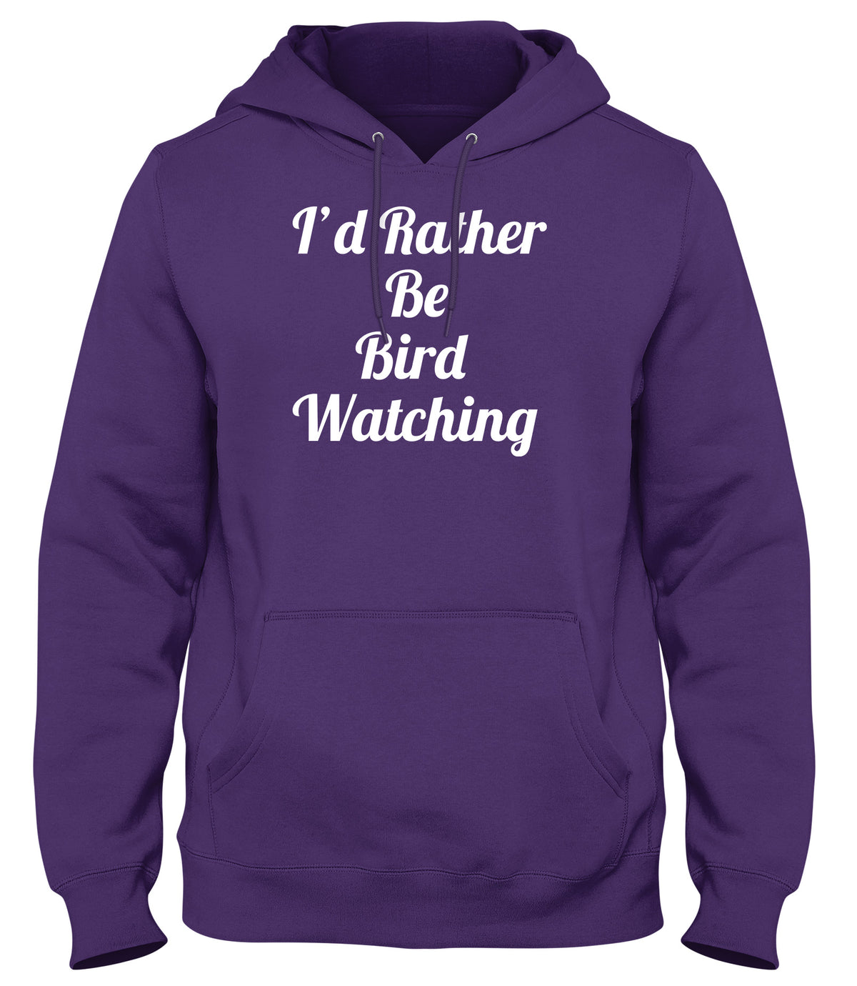 I&#39;D RATHER BE BIRD WATCHING FUNNY MENS LADIES WOMENS UNISEX HOODIE