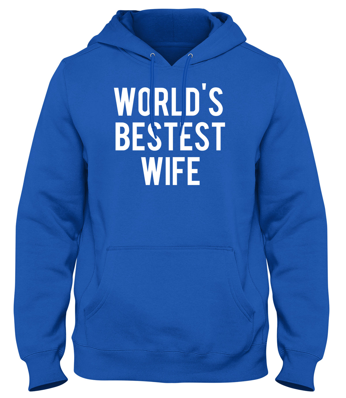 WORLD&#39;S BESTEST WIFE WOMENS LADIES MENS UNISEX HOODIE