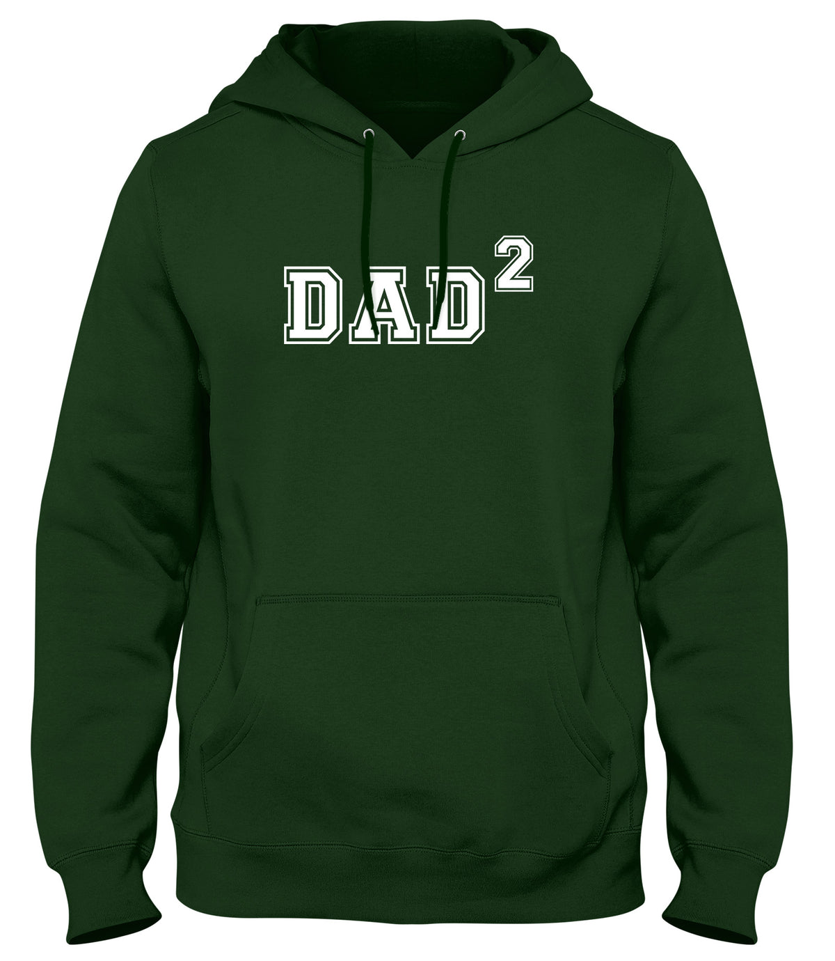 DAD OF TWO FUNNY MENS LADIES WOMENS UNISEX HOODIE