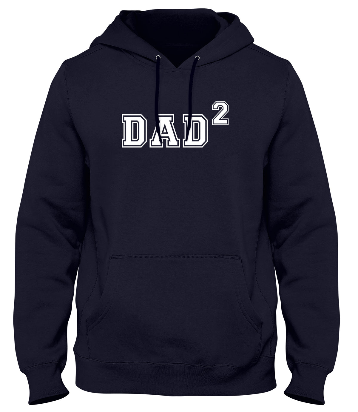 DAD OF TWO FUNNY MENS LADIES WOMENS UNISEX HOODIE