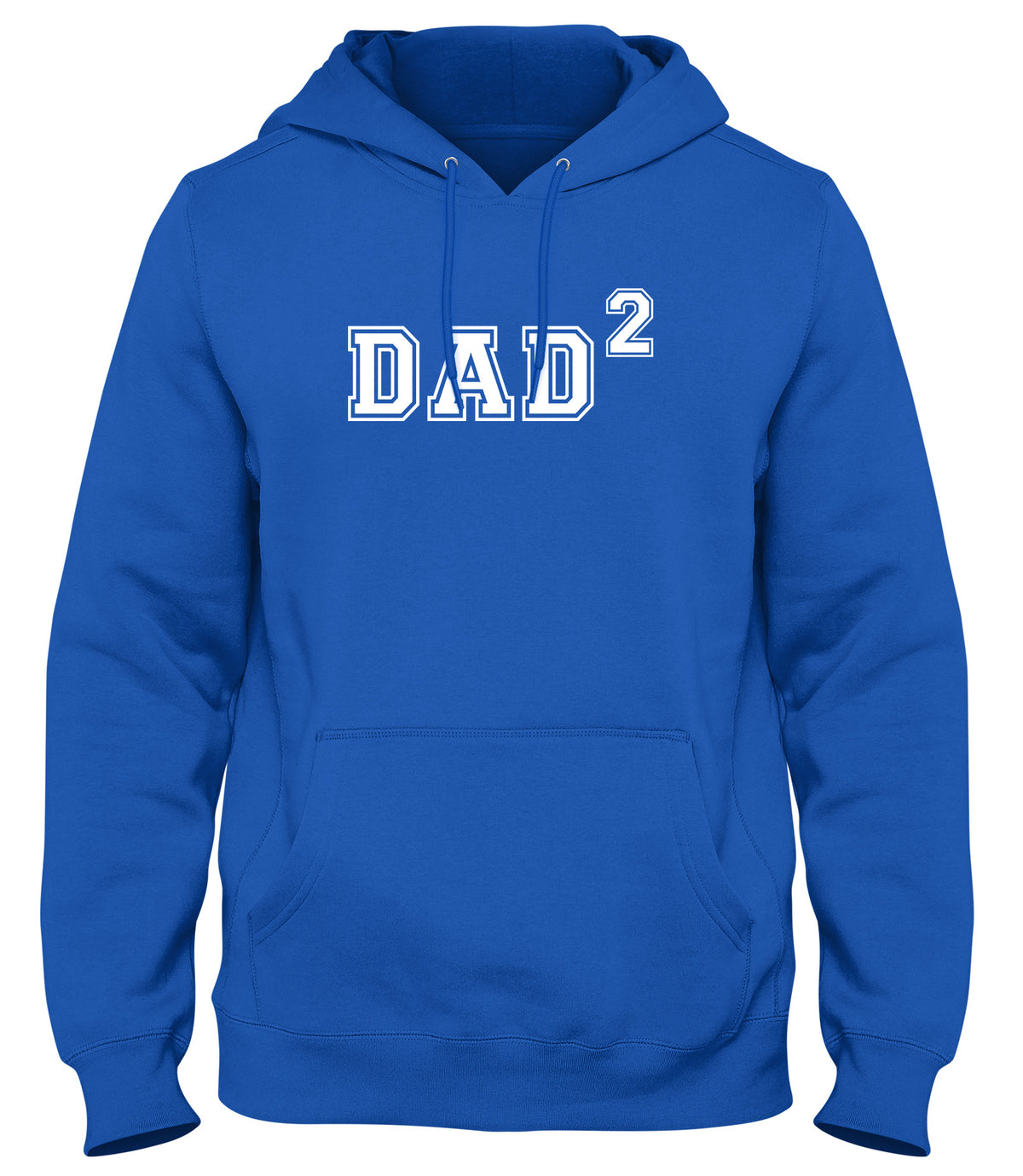 DAD OF TWO FUNNY MENS LADIES WOMENS UNISEX HOODIE