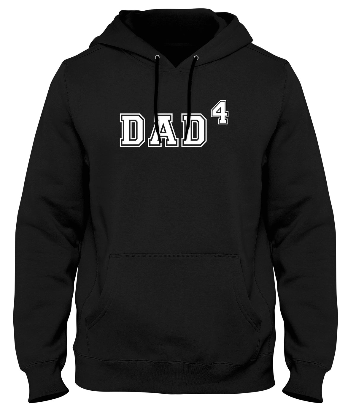 DAD OF FOUR FUNNY MENS LADIES WOMENS UNISEX HOODIE