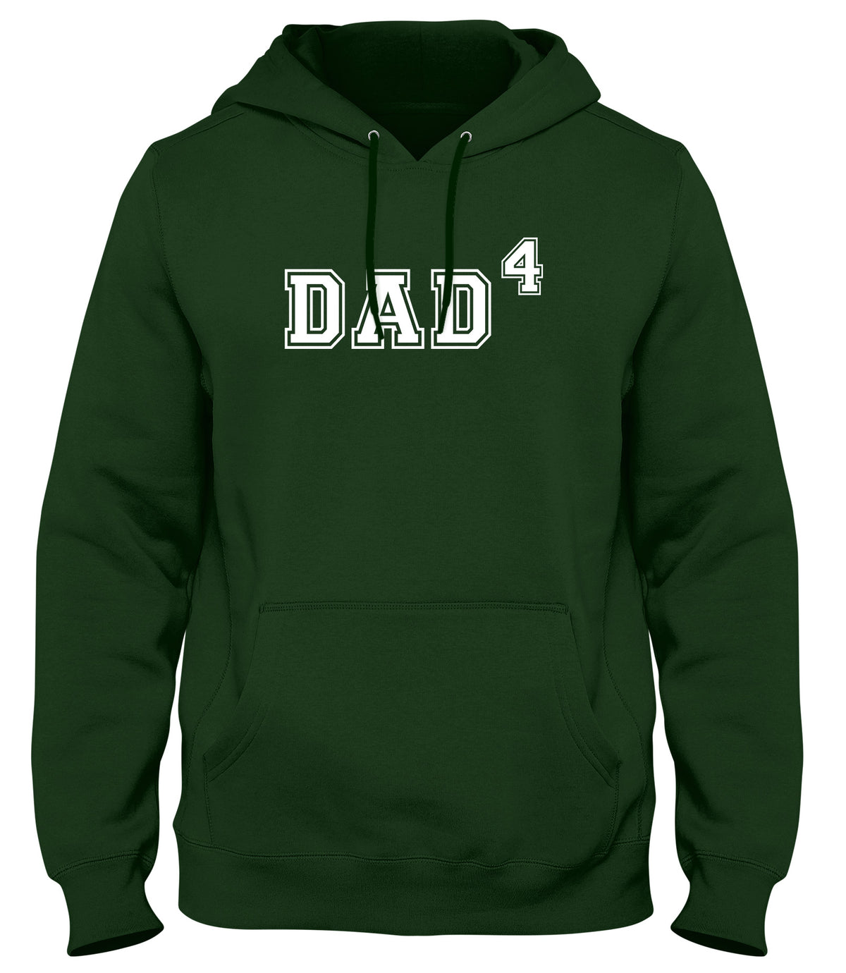 DAD OF FOUR FUNNY MENS LADIES WOMENS UNISEX HOODIE
