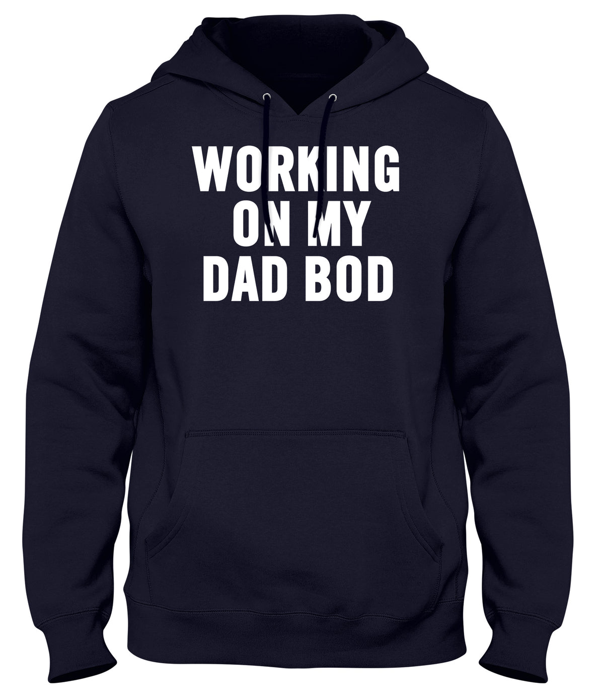 WORKING ON MY DAD BOD WOMENS LADIES MENS UNISEX HOODIE