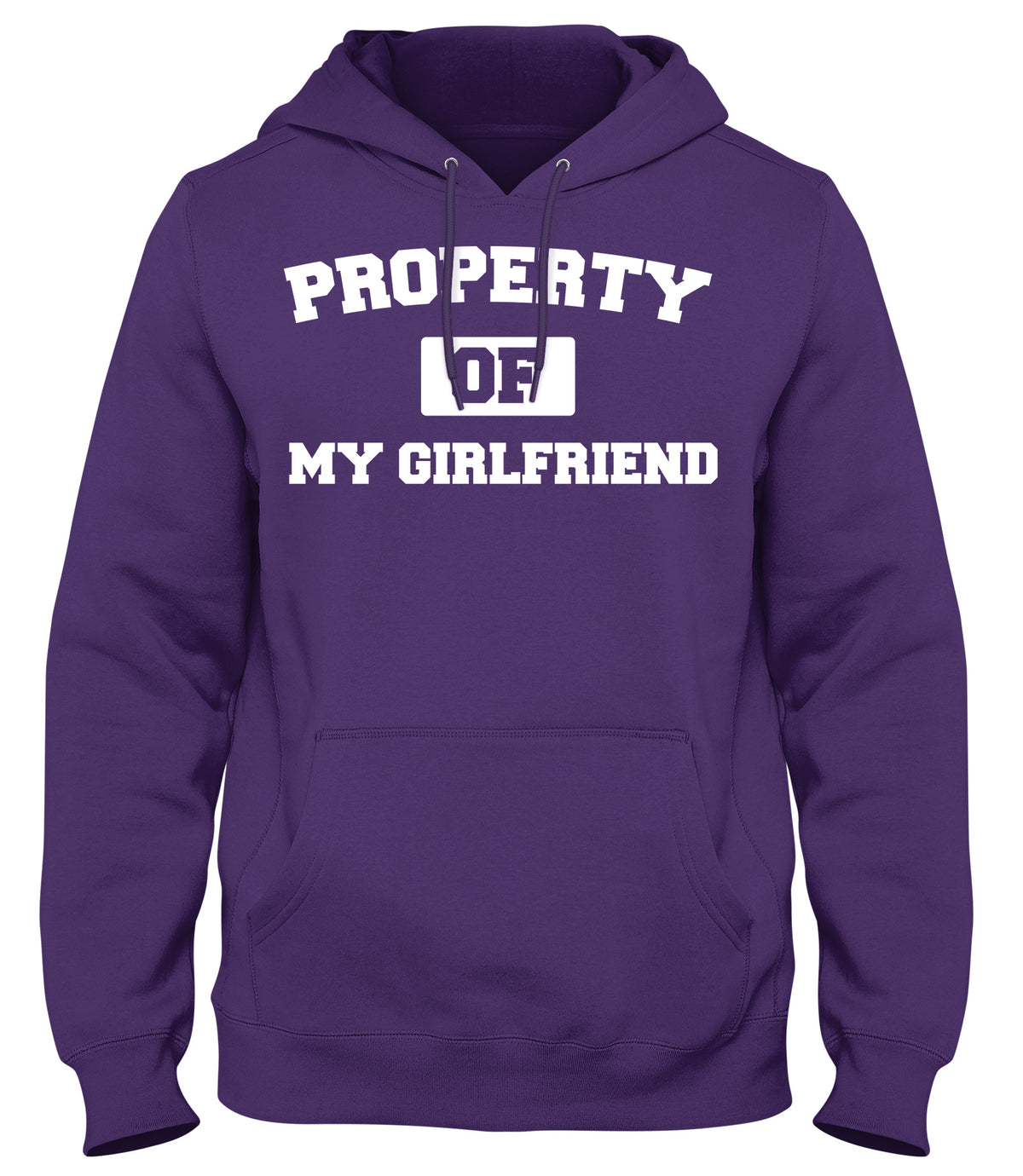 PROPERTY OF MY GIRLFRIEND MENS WOMENS LADIES UNISEX FUNNY SLOGAN HOODIE