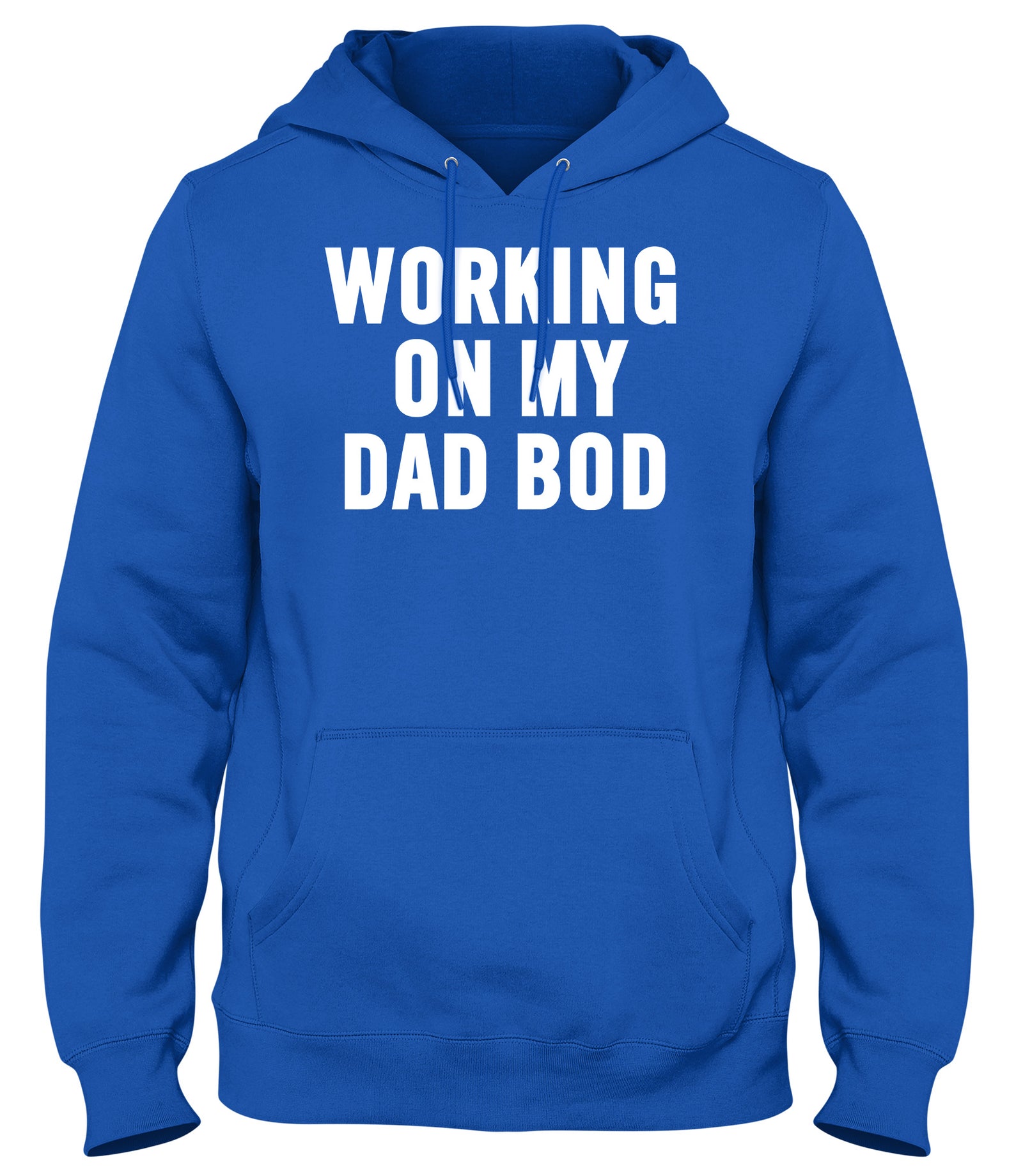 WORKING ON MY DAD BOD WOMENS LADIES MENS UNISEX HOODIE