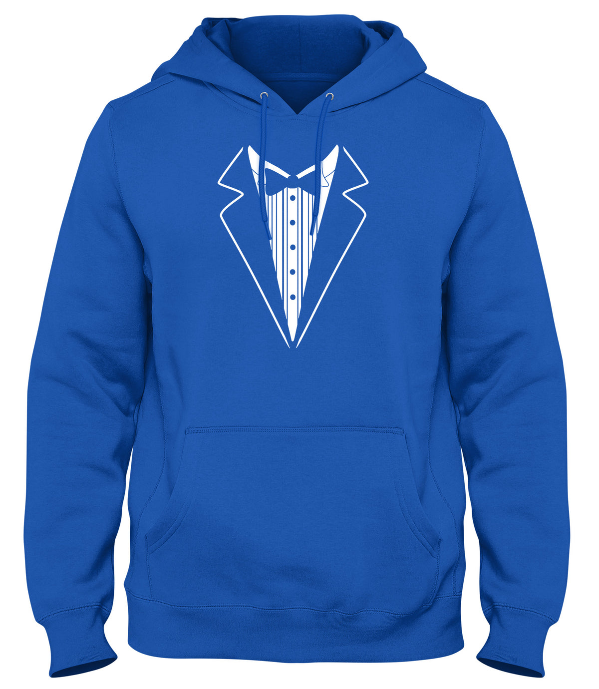 TUXEDO SUIT SHIRT AND TIE MENS WOMENS LADIES UNISEX FUNNY SLOGAN HOODIE