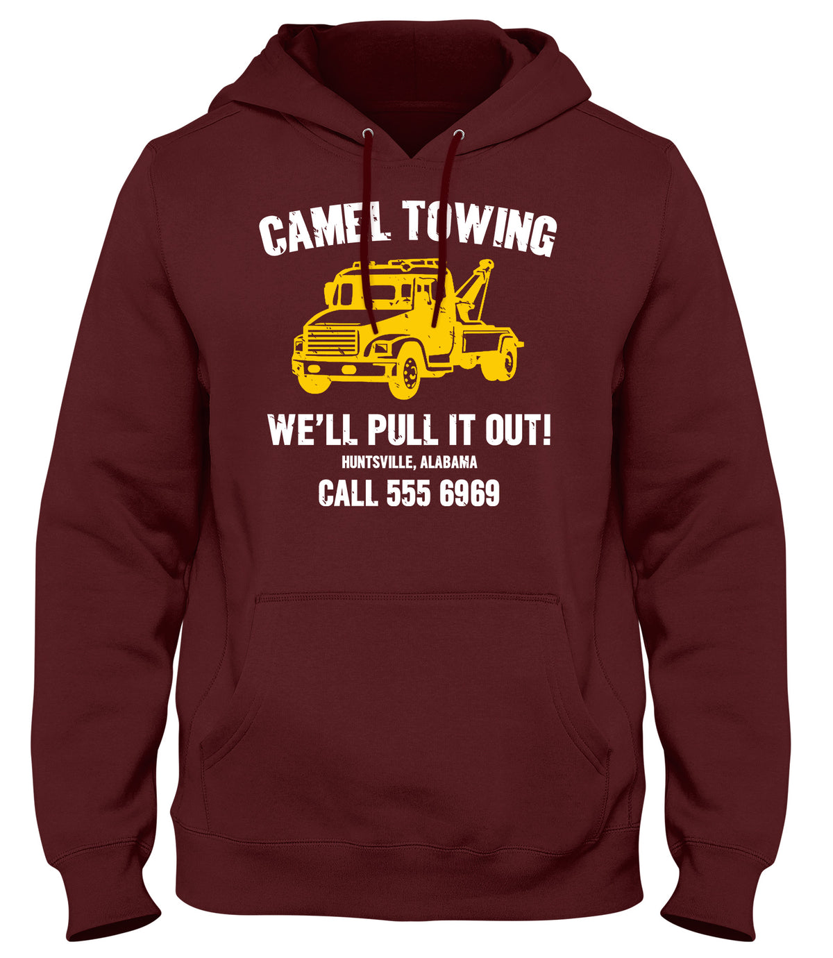 CAMEL TOWING WE&#39;LL PULL IT OUT MENS WOMENS LADIES UNISEX FUNNY SLOGAN HOODIE