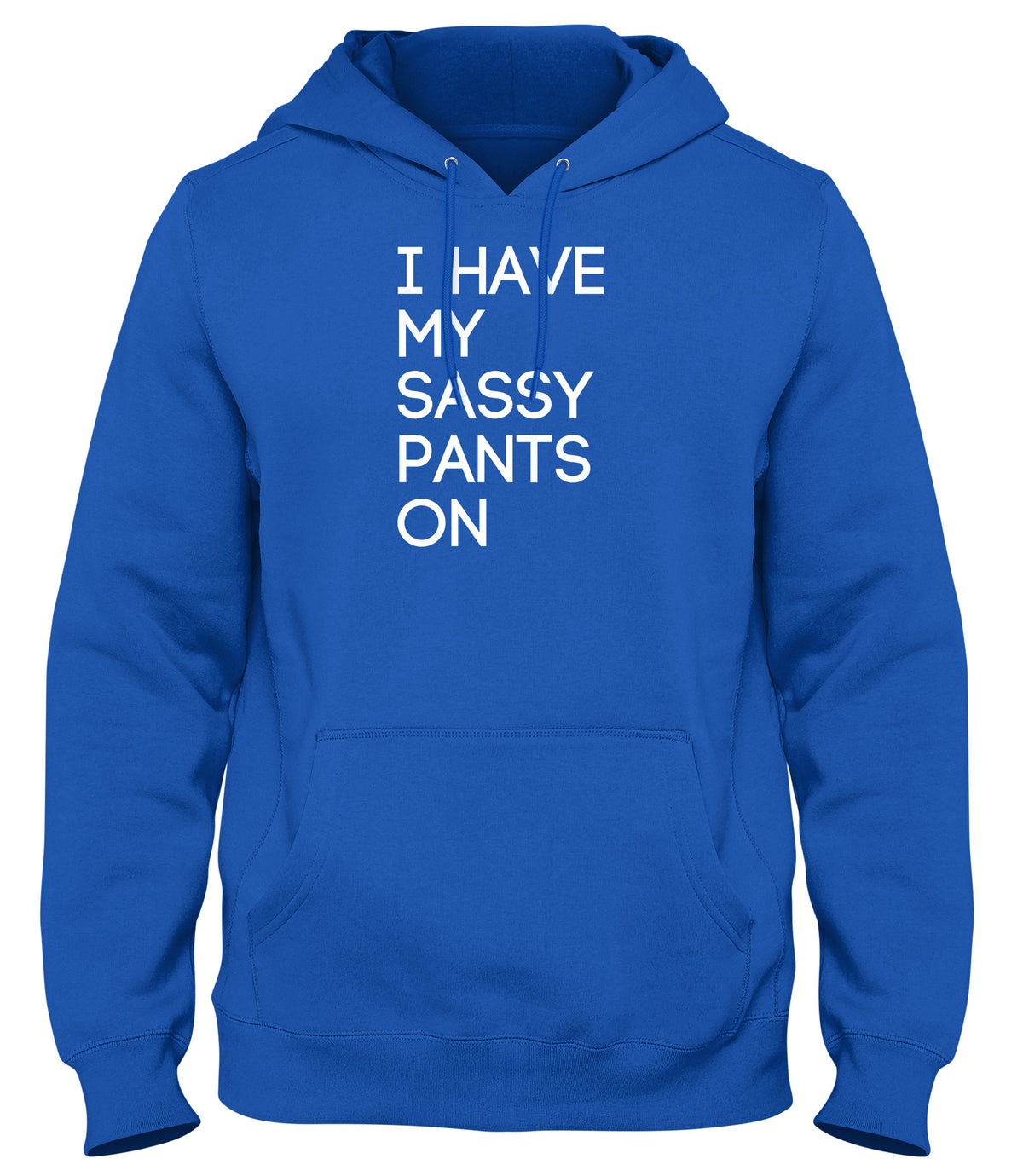 I HAVE MY SASSY PANTS ON MENS WOMENS UNISEX FUNNY HOODIE