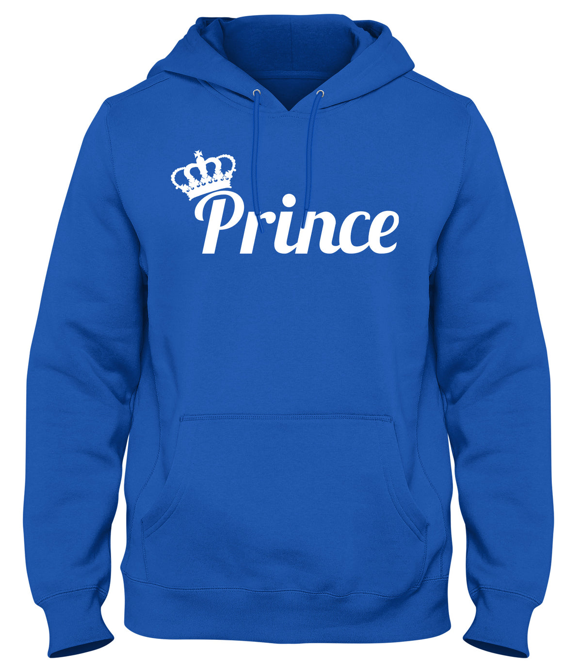 PRINCE AND CROWN MENS WOMENS LADIES UNISEX FUNNY SLOGAN HOODIE