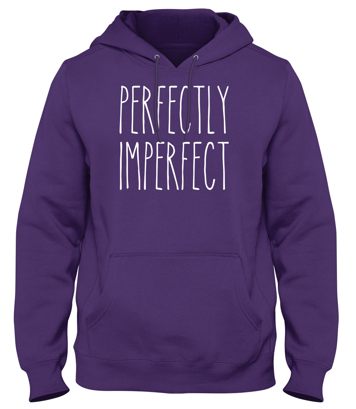 PERFECTLY IMPERFECT MENS WOMENS UNISEX FUNNY HOODIE