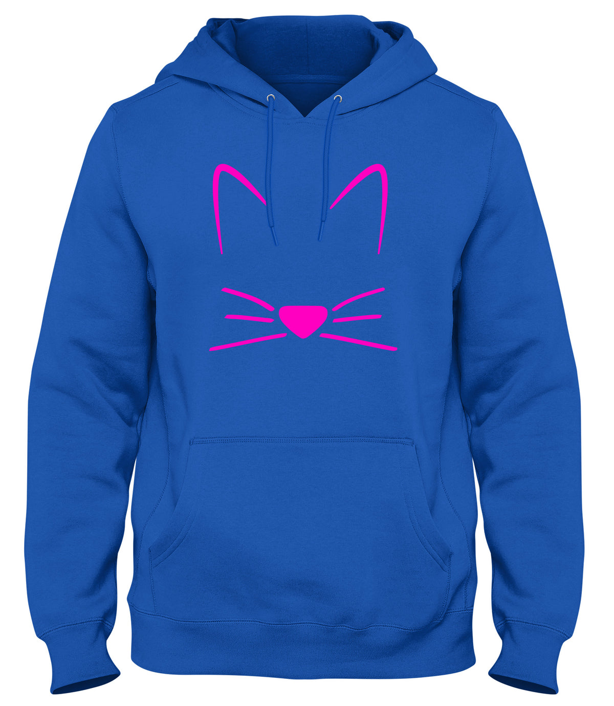 MEOW CAT KITTEN BREAST PRINT MENS WOMENS UNISEX FUNNY HOODIE