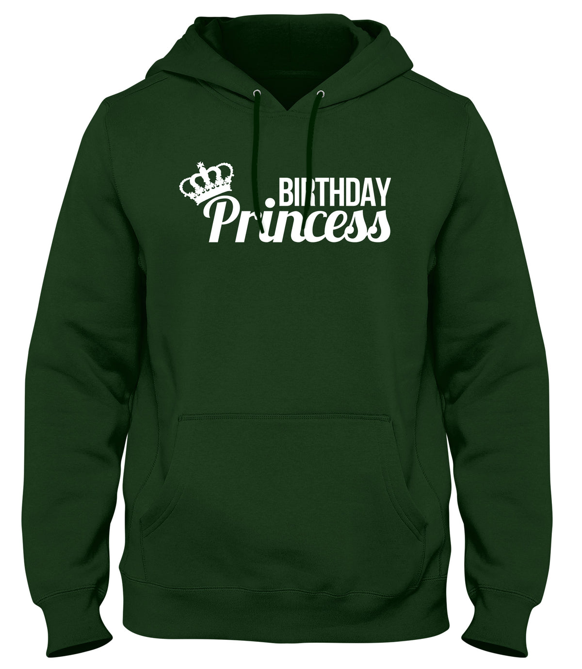 BIRTHDAY PRINCESS MENS WOMENS LADIES UNISEX FUNNY SLOGAN HOODIE