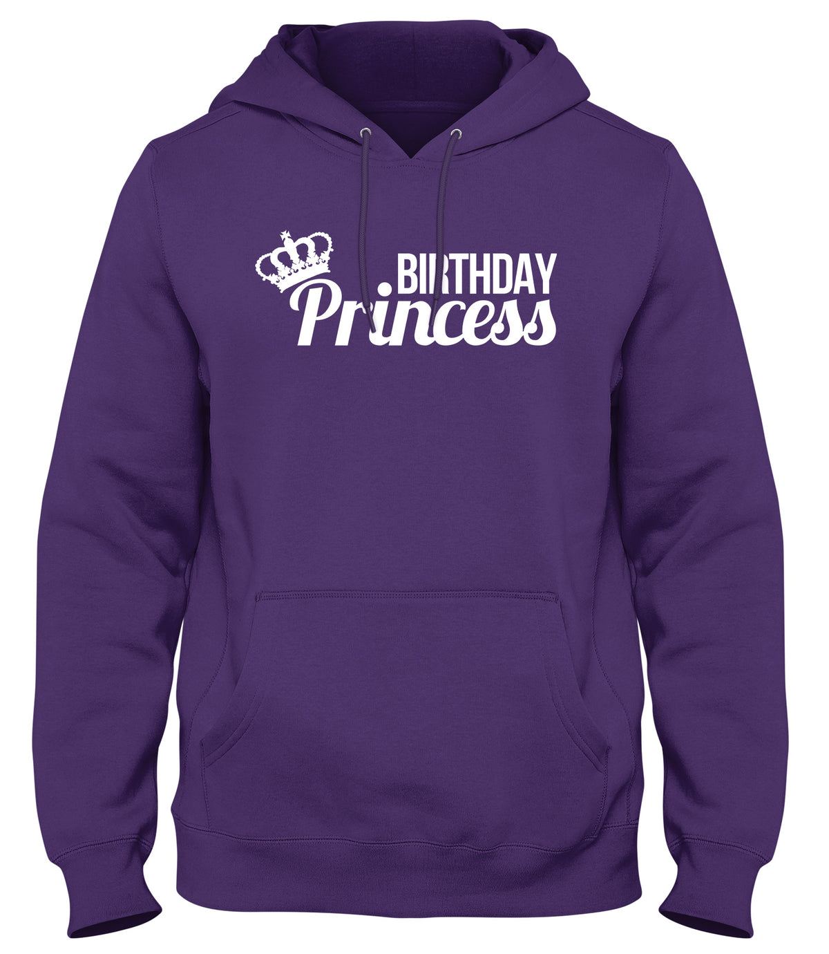 BIRTHDAY PRINCESS MENS WOMENS LADIES UNISEX FUNNY SLOGAN HOODIE
