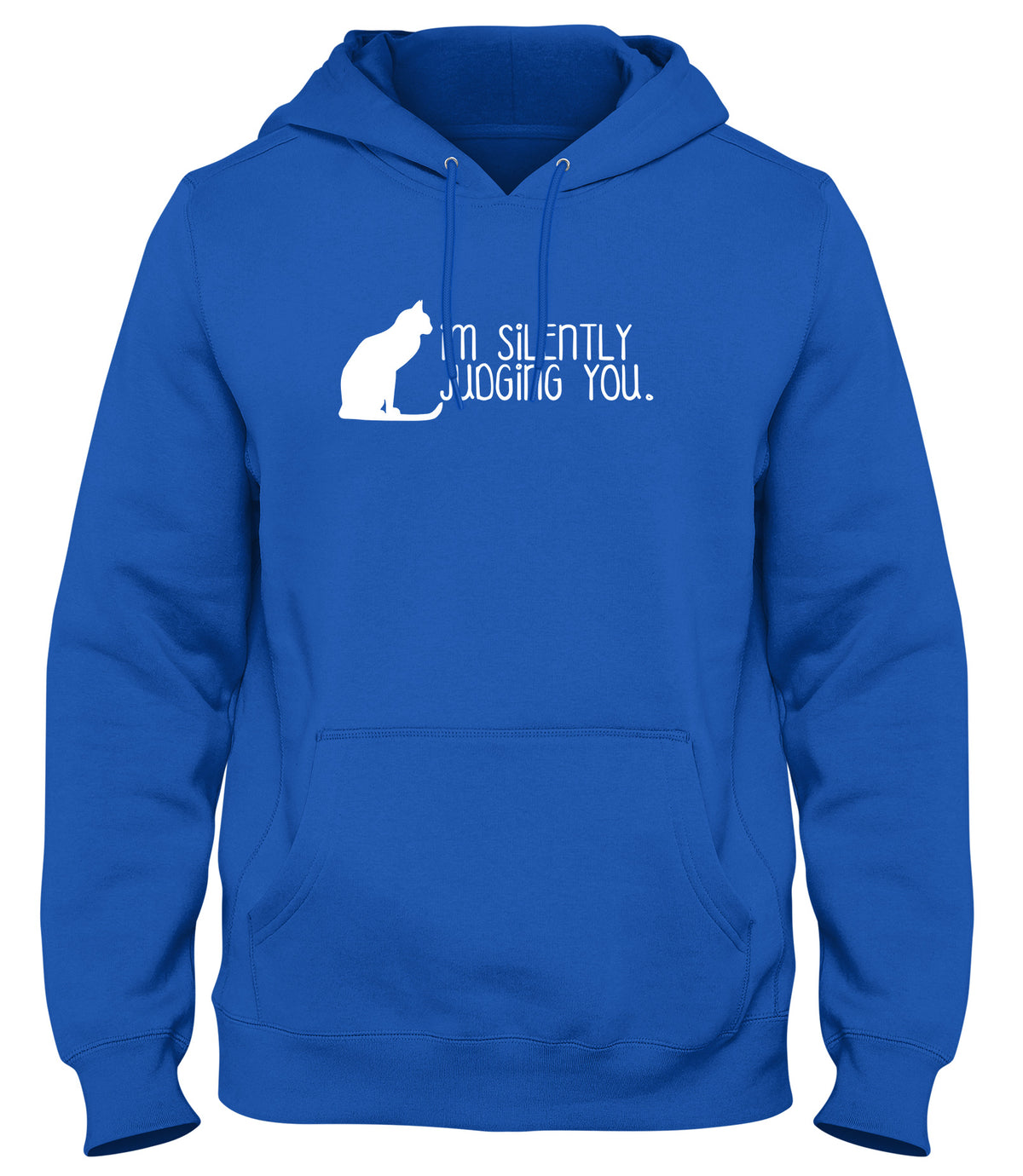 I&#39;M SILENTLY JUDGING YOU MENS LADIES WOMENS UNISEX HOODIE