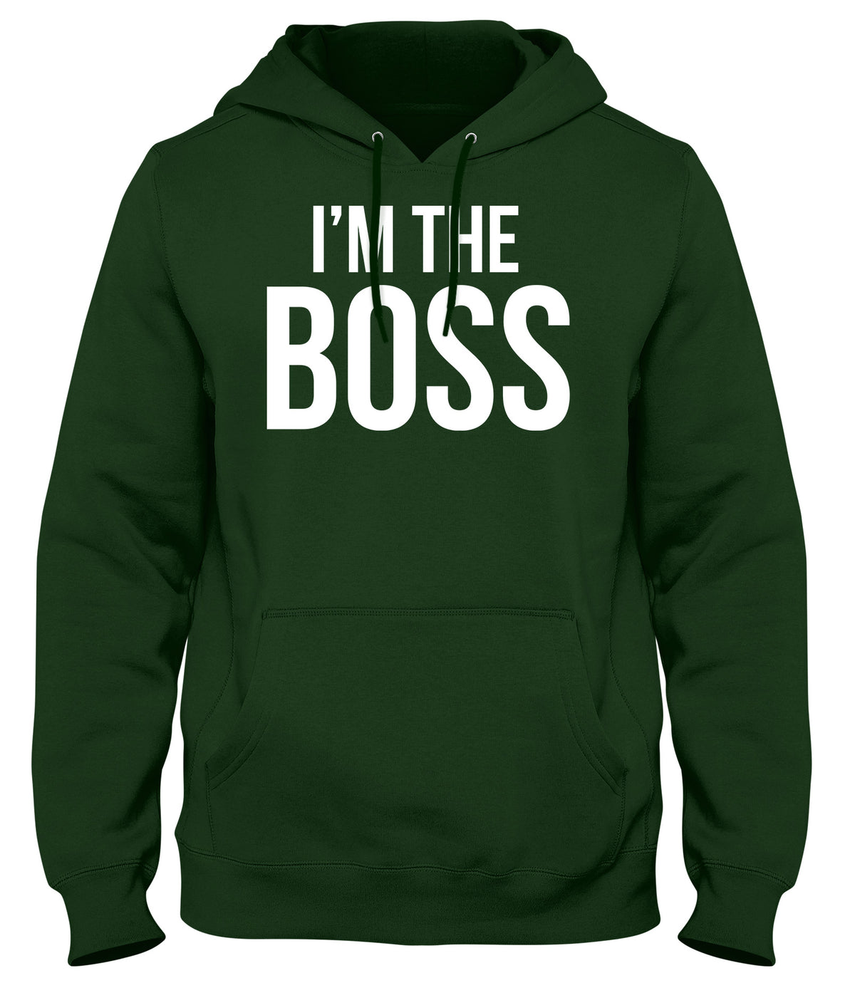 I&#39;M THE BOSS MENS WOMENS UNISEX FUNNY HOODIE