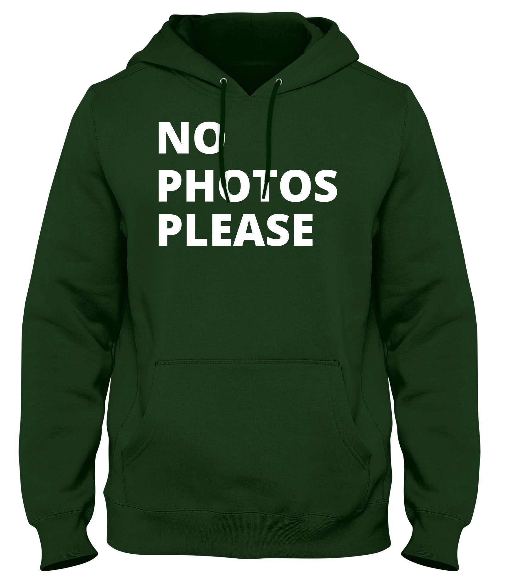 NO PHOTOS PLEASE MENS WOMENS UNISEX FUNNY HOODIE