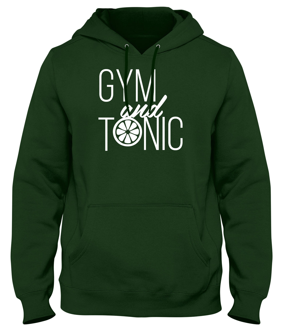 GYM AND TONIC WOMENS LADIES MENS UNISEX HOODIE