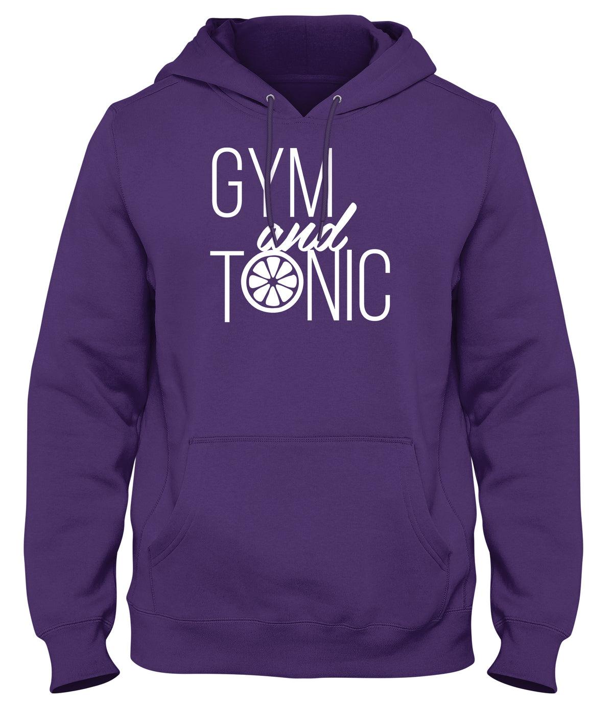GYM AND TONIC WOMENS LADIES MENS UNISEX HOODIE