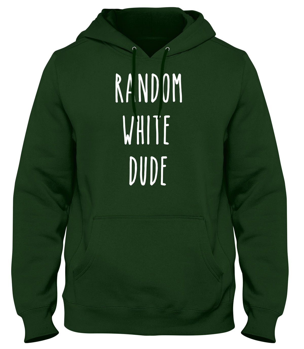 RANDOM WHITE DUDE MENS WOMENS UNISEX FUNNY HOODIE