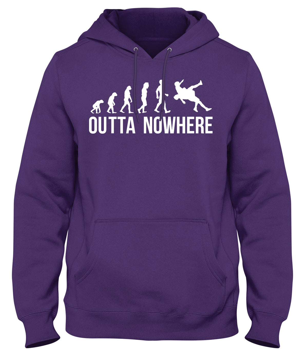 RKO EVOLUTION OUTTA NOWHERE MENS WOMENS LADIES UNISEX FUNNY SLOGAN HOODIE