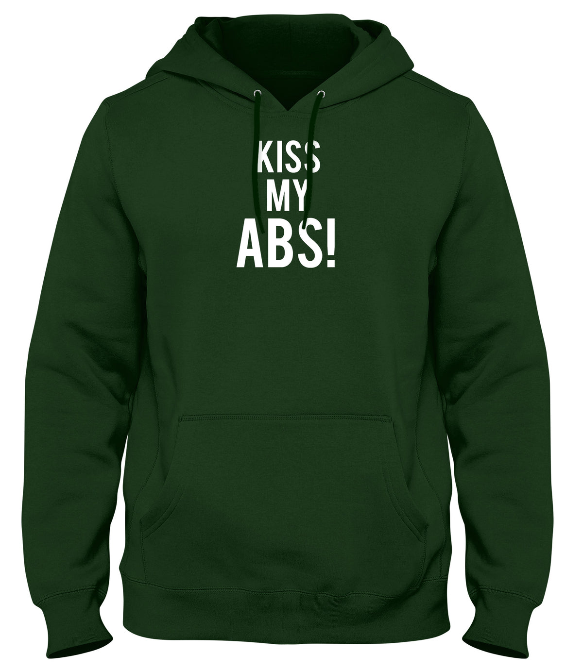 KISS MY ABS! WOMENS LADIES MENS UNISEX HOODIE