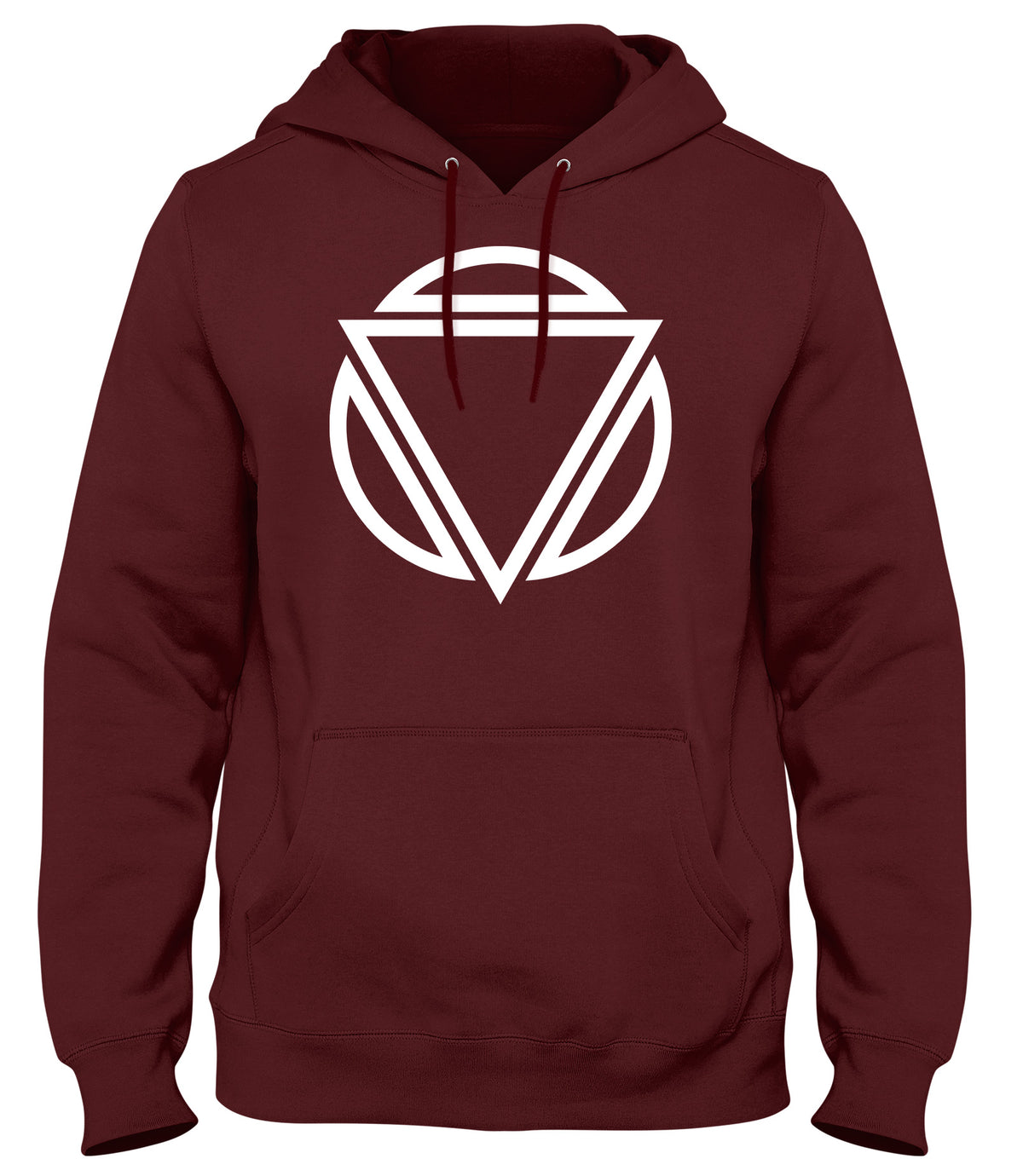 TRIANGLE ART CIRCLE MENS WOMENS UNISEX FUNNY HOODIE