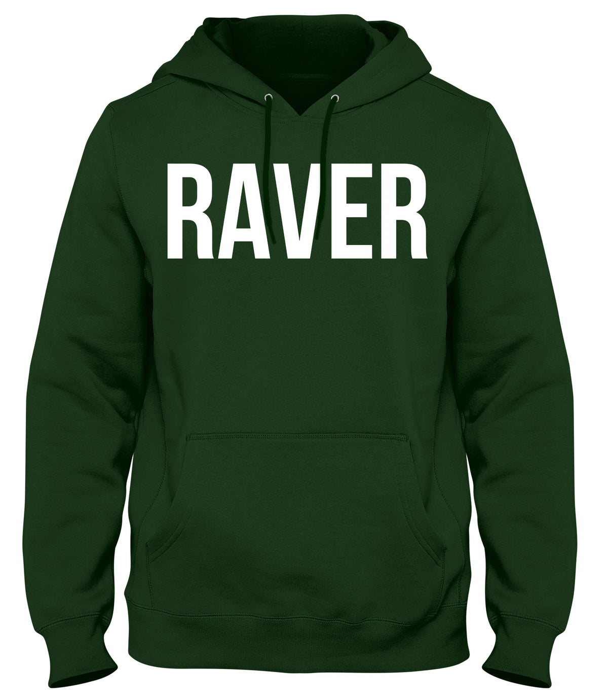RAVER MENS WOMENS UNISEX FUNNY HOODIE