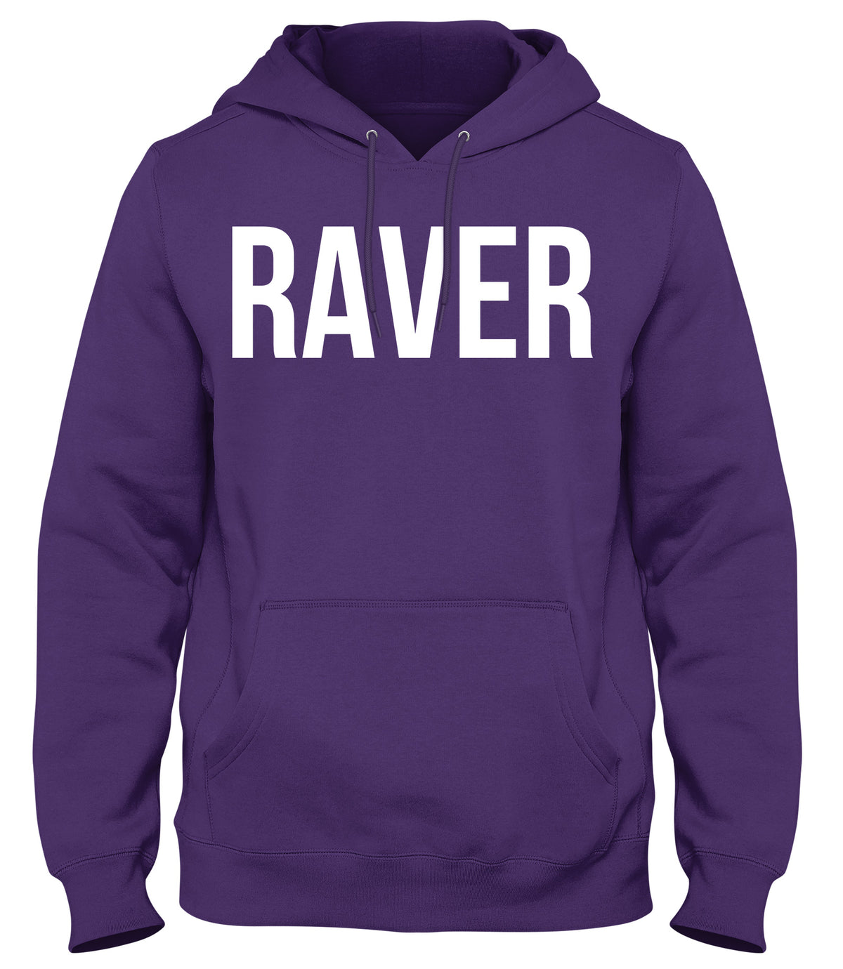 RAVER MENS WOMENS UNISEX FUNNY HOODIE