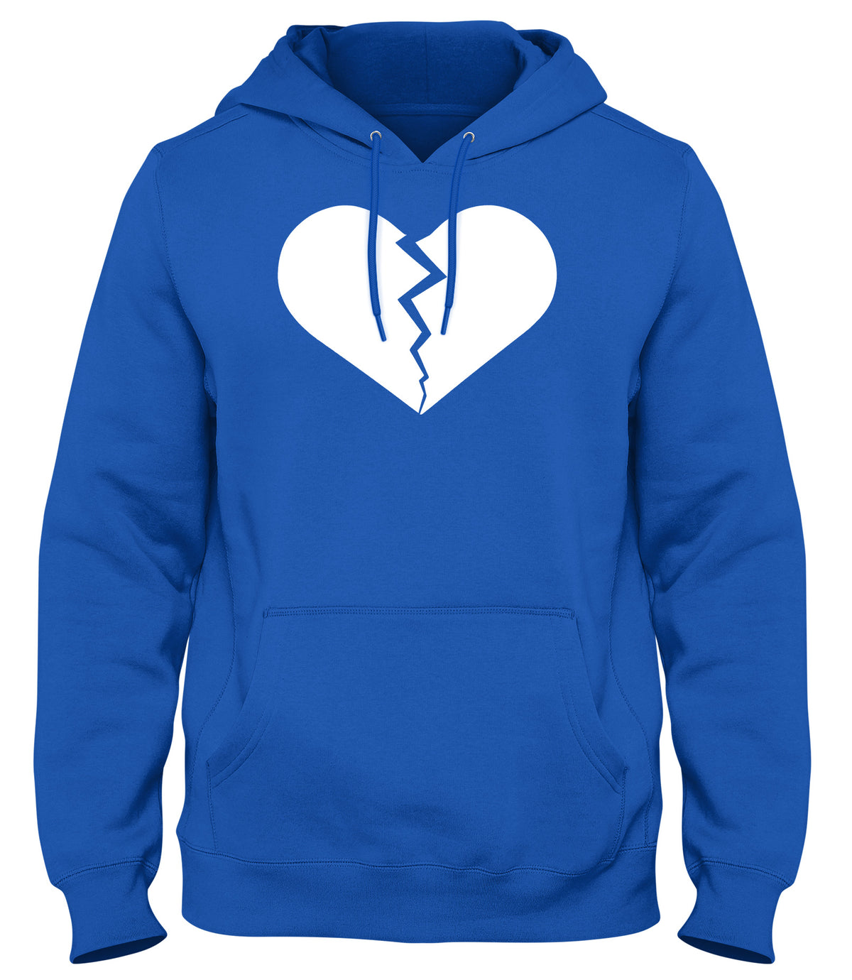 HEARTBROKEN LOVE HEART MENS WOMENS UNISEX FUNNY HOODIE