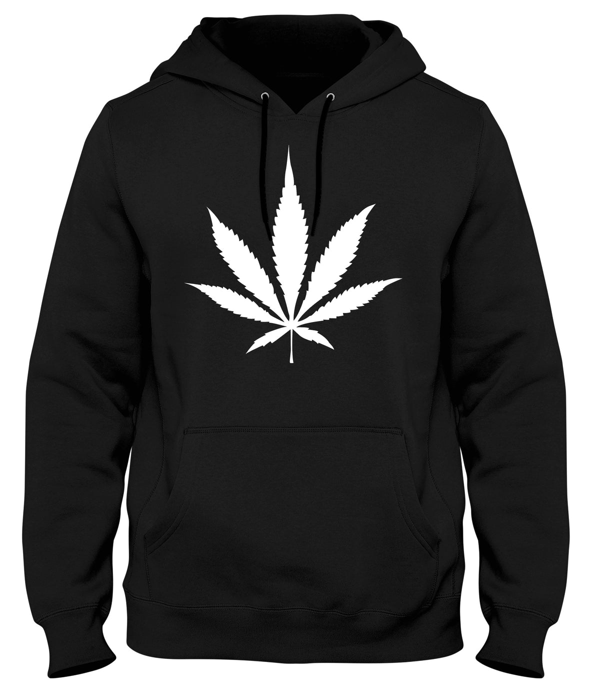 CANNABIS LEAF MENS WOMENS UNISEX FUNNY HOODIE