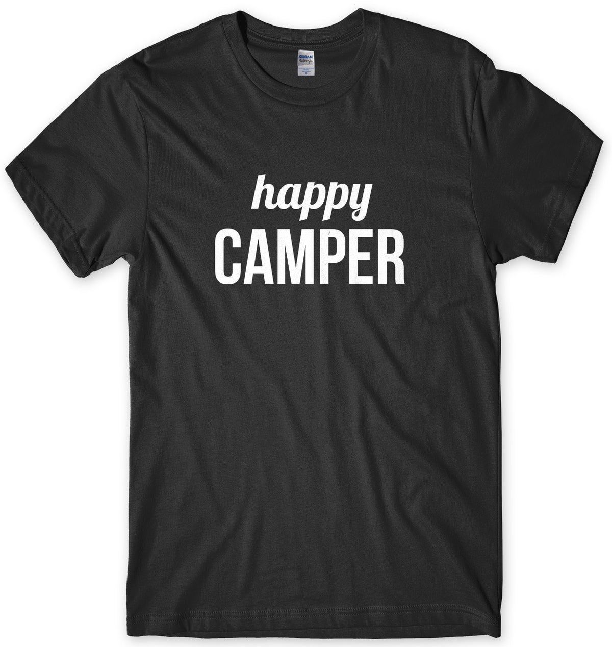 Happy Camper Mens Unisex T-Shirt