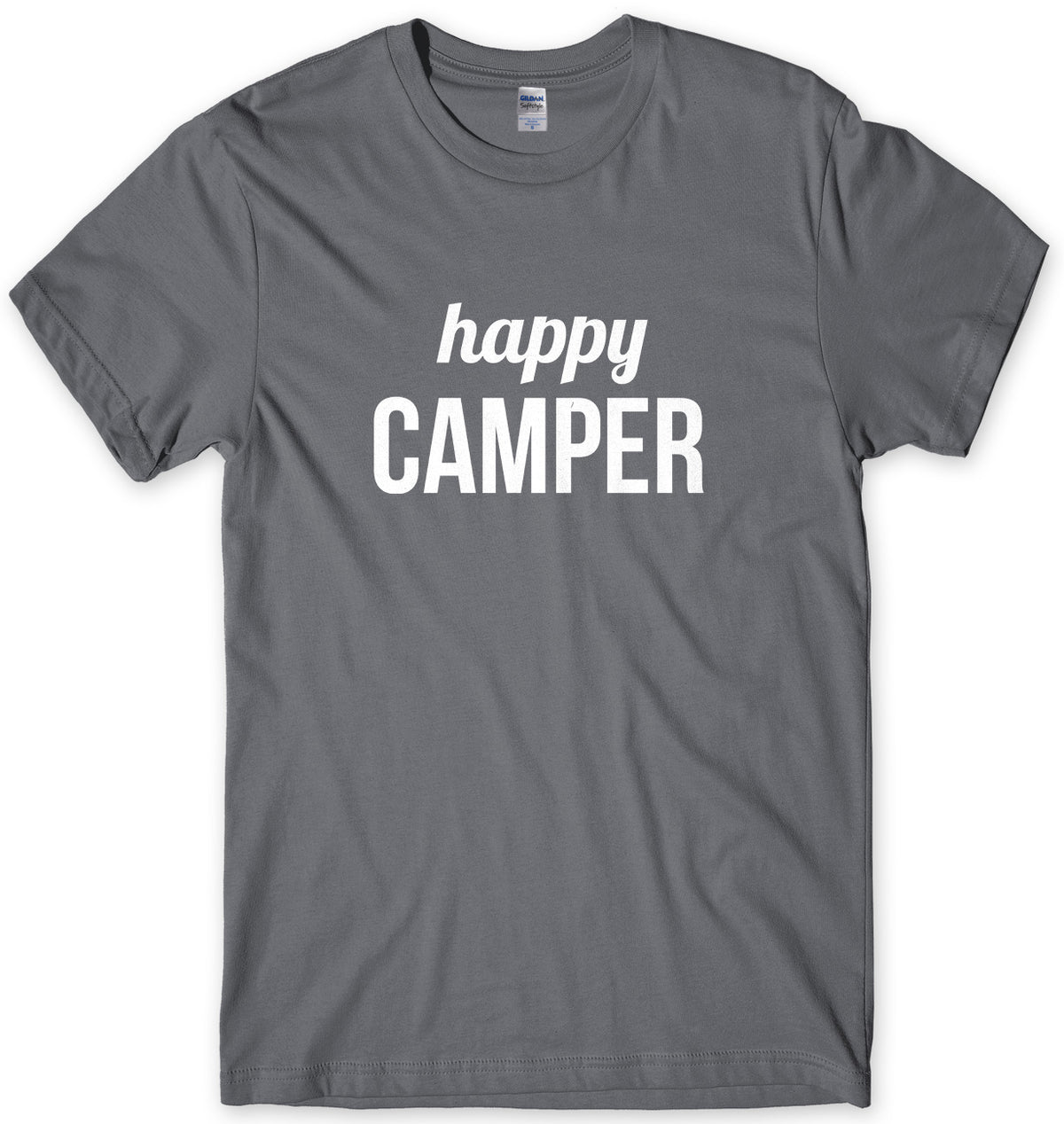Happy Camper Mens Unisex T-Shirt